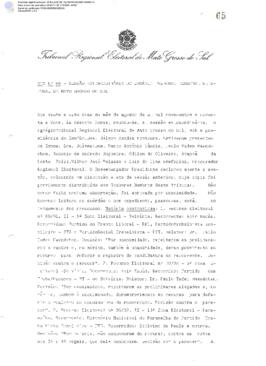 Ata extraordinária do TRE-MS n.088
