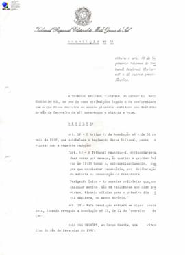 Resolução TRE-MS n.58