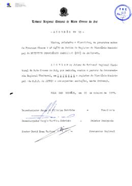 Acórdão TRE-MS n.15