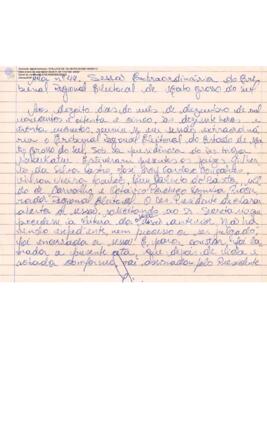 Ata extraordinária do TRE-MS n.044