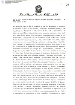 Ata extraordinária do TRE-MS n.075