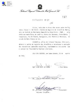 Acórdão TRE-MS n.277