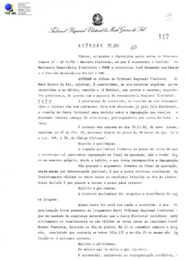 Acórdão TRE-MS n.262